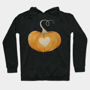 Pumpkin with a Heart Hoodie